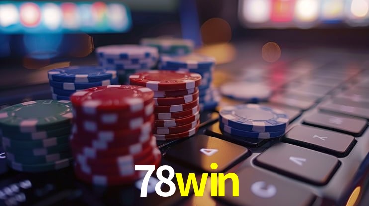 Imagem promocional da 78win mostrando a plataforma e suas vantagens